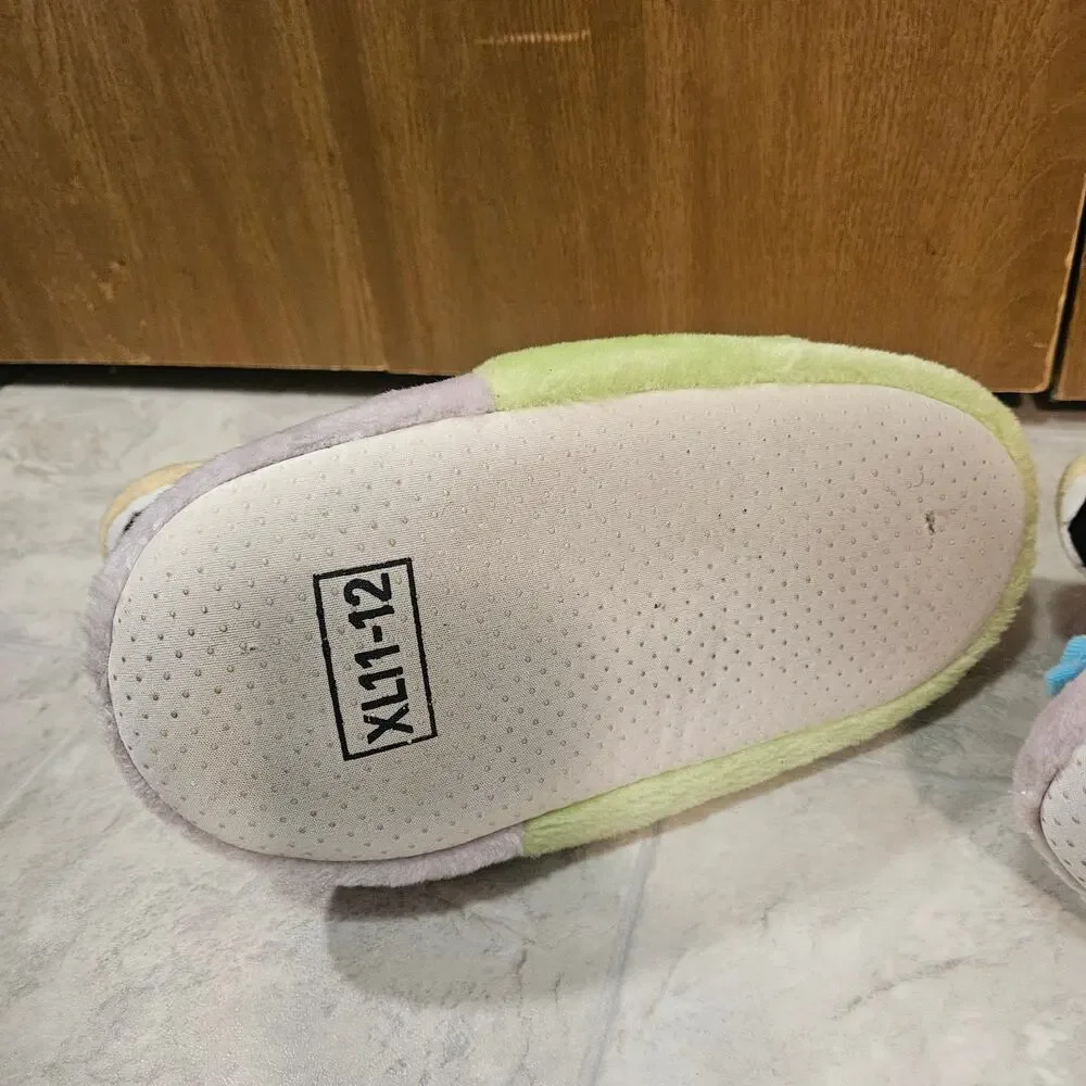 Krusty Clown Plush Slippers Simpsons Men XL 11-12 House Shoes Krusty Brand